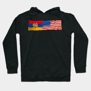 American Armenian Flag Hoodie